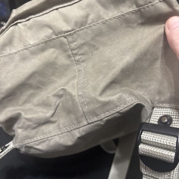 Fjallraven Kanken Mini Backpack Tan With Some Stains - Picture 8 of 9